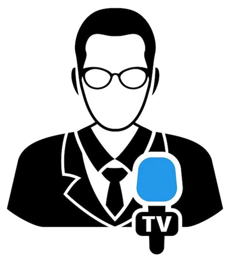 Logotipo De Medios Y Noticias Vector Premium