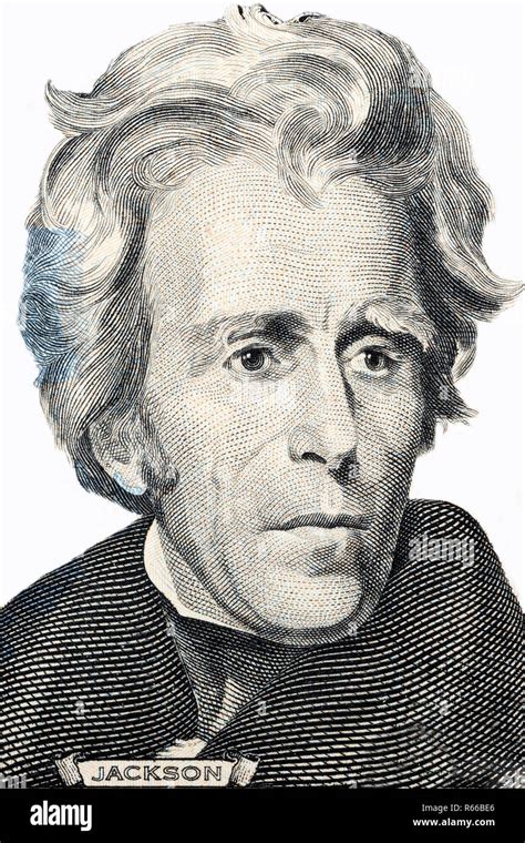 Andrew Jackson portrait Stock Photo - Alamy