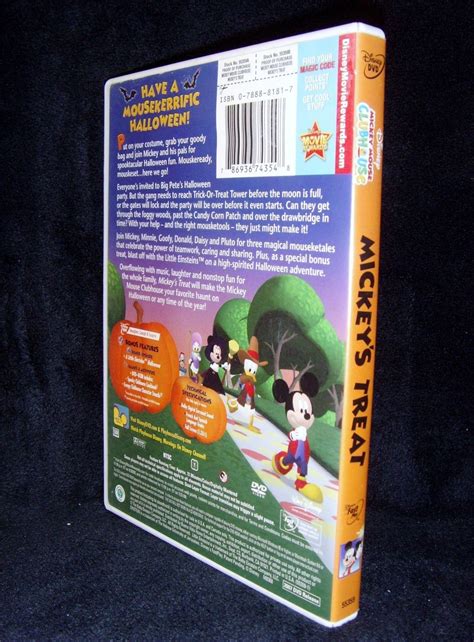 Disney Mickey Mouse Clubhouse Mickeys Treat Dvd 2007 Mint Disc•no