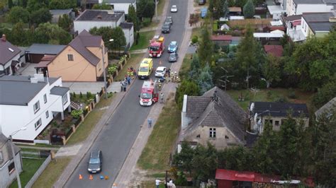 Wypadek W Skokach Dwie Osoby Poszkodowane Droga Nieprzejezdna