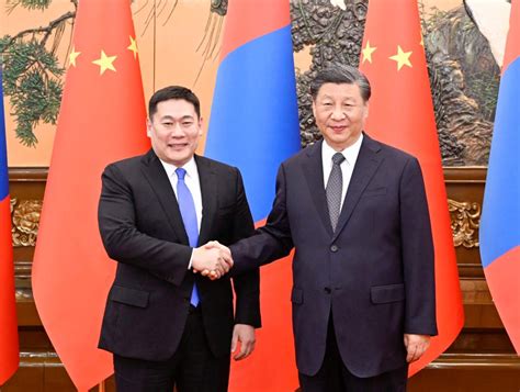 Xi Meets With Mongolian PM Xinhua