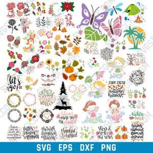 Nature Bundle design SVG files - SVGSTOCK.com - Free SVG files Downlads ...