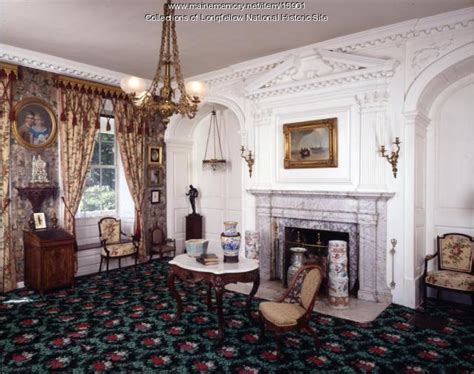 The Parlor At The Vassall Craigie Longfellow House Cambridge Ma Ca