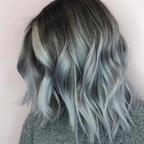 Smoky Blue Hair, Ice Blue Hair, Blonde And Blue Hair, Silver Blue Hair ...