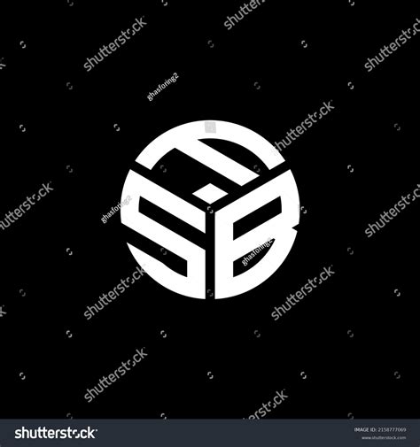 Fsb Letter Logo Design On Black Stock Vector (Royalty Free) 2158777069 ...