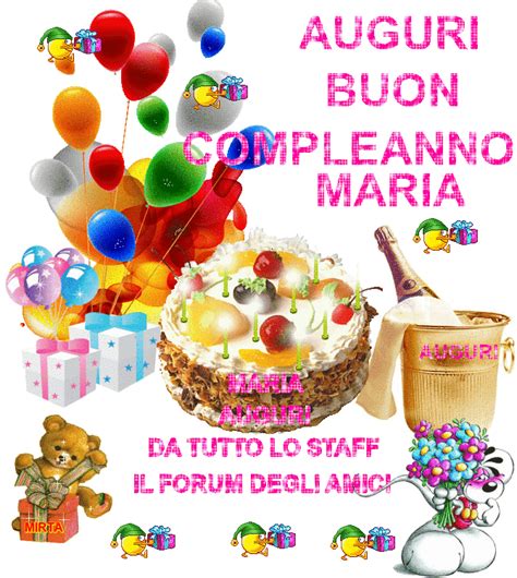 Cartoline Compleanno Maria