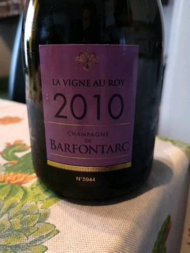 Champagne De Barfontarc La Vigne Au Roy Champagne Vivino Brasil