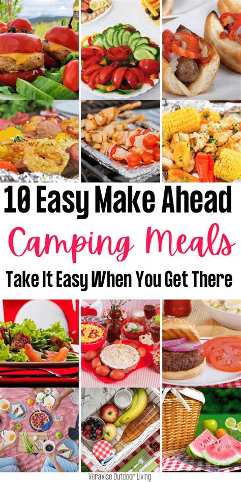 10 Make Ahead Camping Meals So You Can Relax When You Get There