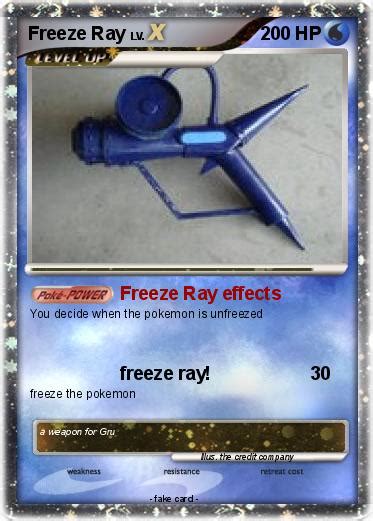 Pokémon Freeze Ray - Freeze Ray effects - My Pokemon Card