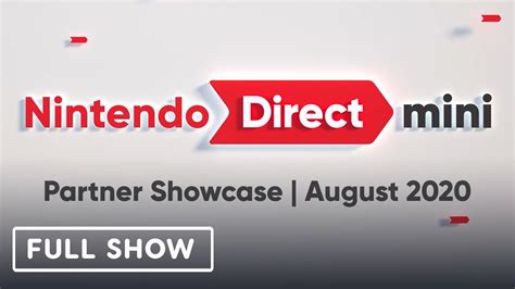 Nintendo Direct Mini Partner Showcase YouTube