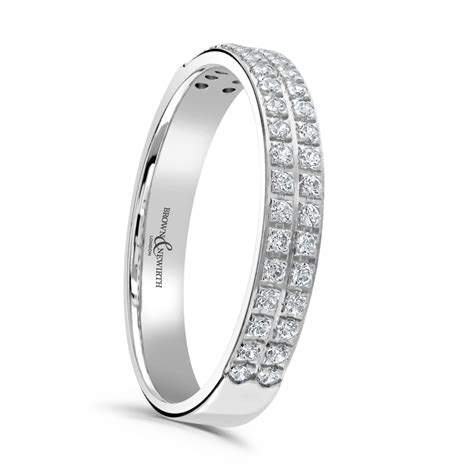 Double Row Diamond Wedding Ring Suki Smooch