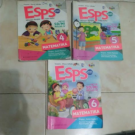 Jual ESPS MATEMATIKA Kelas 4 5 6 K13 Revisi Bekas Shopee Indonesia