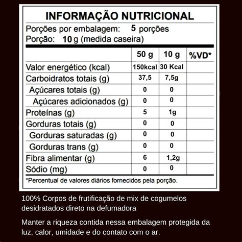 Pó de Cogumelo Shiitake desidratado Lentinula edodes Puro