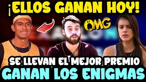 POR FIN REVELADO ELLOS GANAN HOY DUELO DE LOS ENIGMAS SE LLEVAN EL