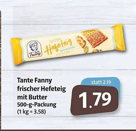 Tante Fanny Frischer Hefeteig Mit Butter Angebot Bei Combi Markt