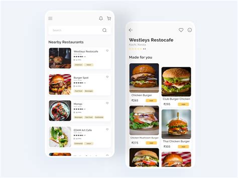 Food Menu UI By Nikhil Varghese On Dribbble