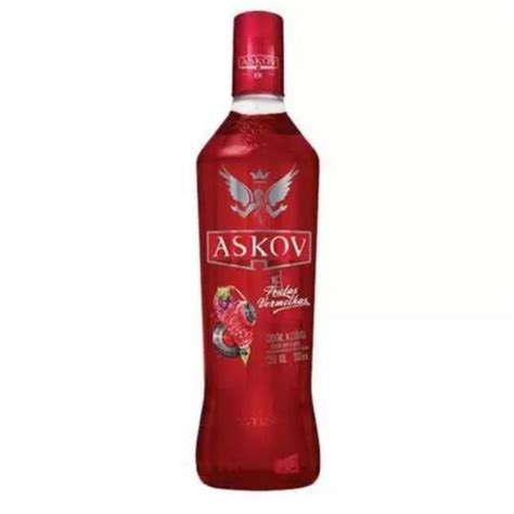 Vodka Askov Frutas Vermelhas Ml Vodka Magazine Luiza