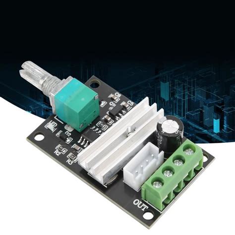 YOSOO Module contrôle de vitesse moteur CC PWM ajustable 3A commande