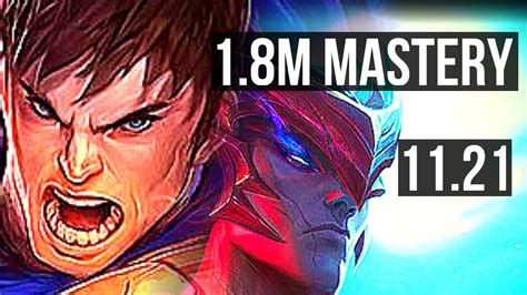 GAREN Vs YONE TOP DEFEAT 1 8M Mastery 500 Games 13 4 12 BR