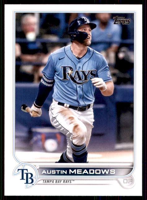 Topps Series One Austin Meadows Tampa Bay Rays Ebay