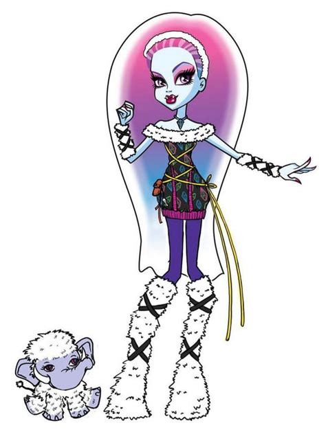 Monster High Abbey Bominable Concept Art By Garrett Sander In 2024