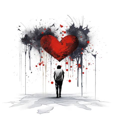 Premium Ai Image Healing Broken Hearts A Sad Vector Art Story On A