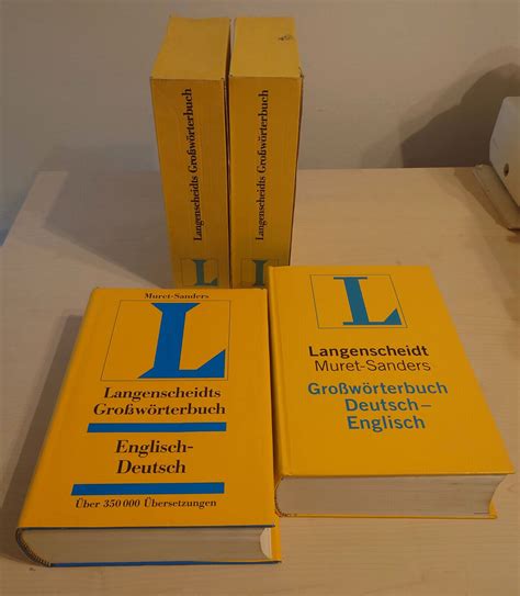 Langenscheidt Gro W Rterb Cher Deutsch Englisch Und Umgekehrt Muret