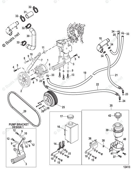 Mercruiser Power Steering Diagram Alternator