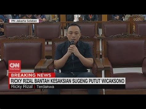 Ricky Rizal Bantah Sugeng Putut Wicaksono Youtube