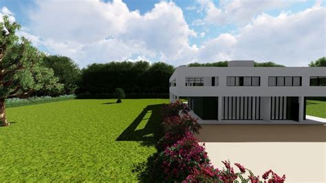 Le Corbusiers Villa Savoye 3d Model Cgtrader