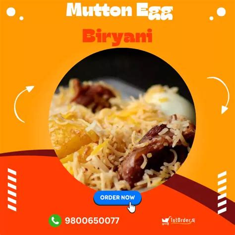 Mutton Egg Biryani Dada Boudi Biryani 1stordar