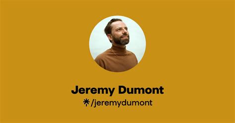 Jeremy Dumont Instagram Facebook Tiktok Linktree