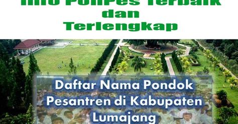 6 Pondok Pesantren Di Kabupaten Lumajang Yang Bagus Info Pondok