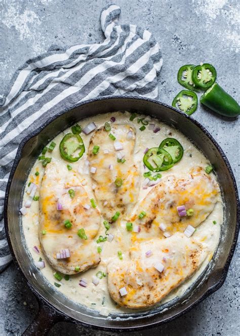 Cheesy Jalapeño Keto Chicken Recipe One Pan Maebells