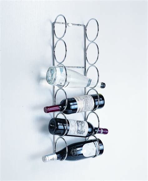 Cwj231e Iron Chromed Glass Holder Wine Bottle Holder Wine Rings 9 Wine Bottles Holders