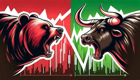 Premium Photo Bull Vs Bear Symbols Of Stock Market Trends Fierce