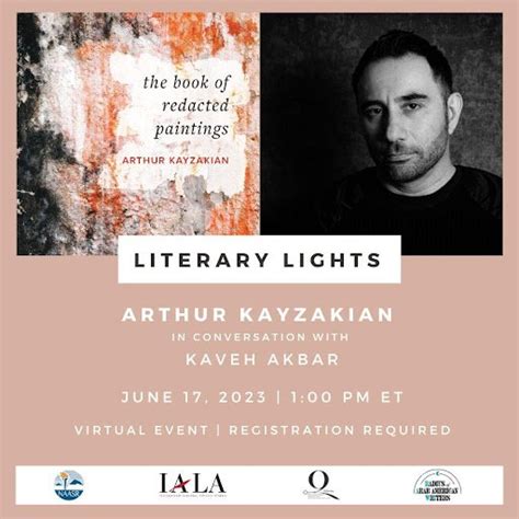 Literary Lights to feature Arthur Kayzakian