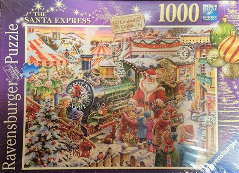 Ravensburger 2013 Christmas Limited Edition The Santa Express 1000 Piece Puzzle The Puzzle