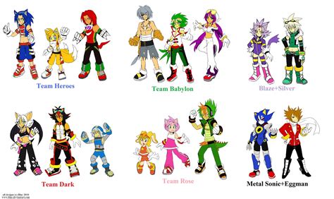 Human Sonic Characters