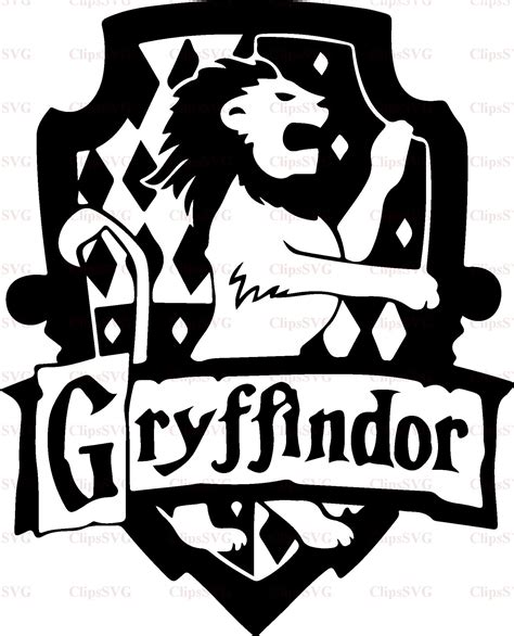 Gryffindor Harry Potter Svg Svg Dxf Cricut Silhouette Cut File