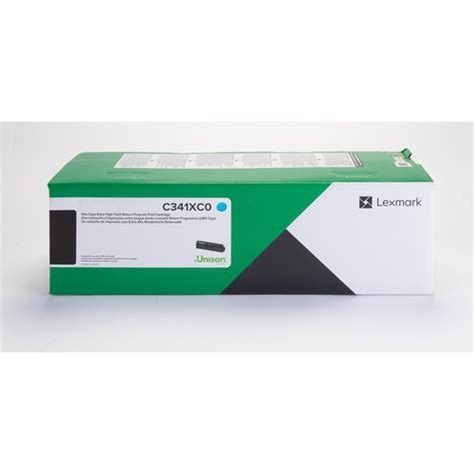 Lexmark Unison Original Extra High Yield Toner Cartridge Cyan