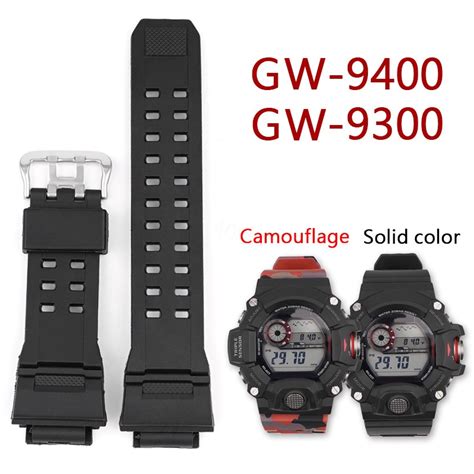 Strap For Casio G SHOCK RANGEMAN GW 9400 9300 Camouflage Resin Rubber