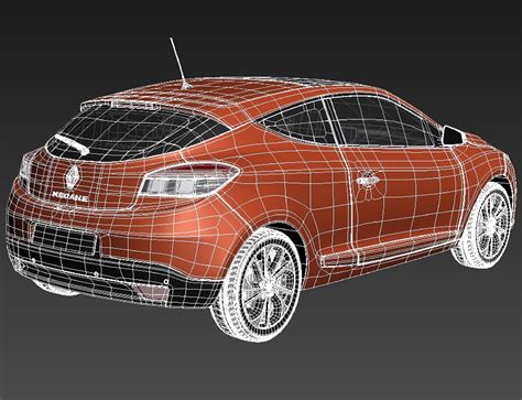 Renault Megane Puertas Modelo D Obj Max Lwo Fbx C D