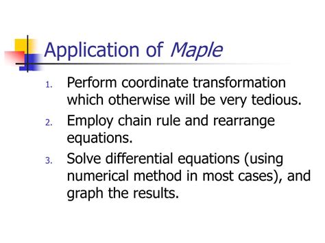 Ppt Maple For Lagrangian Mechanics Powerpoint Presentation Free