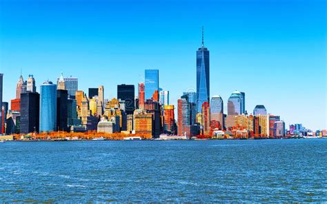 Lower Manhattan In New York Usa Reflex Editorial Stock Photo Image Of