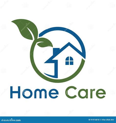 Home Care Vector Logo Design Stock Vector Illustration Of Abstract