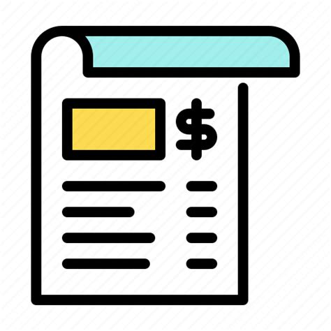 Billing Invoice Receipt Shopping Icon