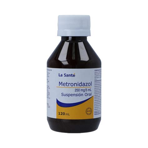 Metronidazol Mg Ml Suspensi N Oral La Sant Frasco X Ml Los