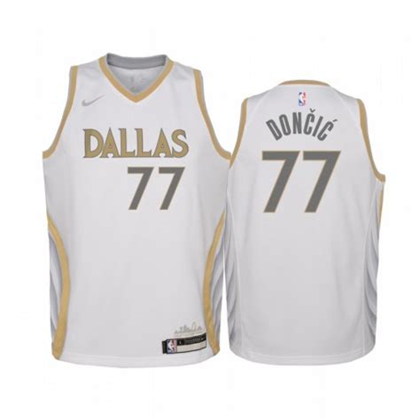 Camiseta Hombre Dallas Mavericks Luka Doncic 77 2020 21 City Edition