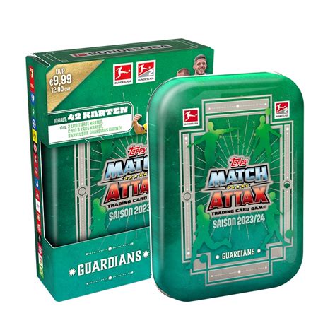 Puszka Bundesliga Match Attax 2024 Możliwość wyboru koloru Topps Karty